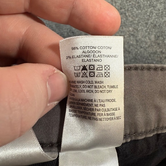 Lucky Brand Pants Mens 36x32 Gray Chinos 121 Slim Straight 5 Pocket - Picture 7 of 13